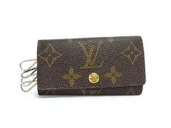 LOUIS VUITTON ルイヴィトン M62631 モノグラム ミュルティクレ4 4連 キーケース 鍵入れ レディース メンズ ブラウン系 DJ9965