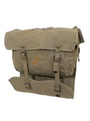 イタリア軍 コットン バックパック スモール 中古可 ※汚れ有/画像現品c