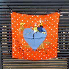 HERMES ウエスタン&カンパニー ミニクッション ブルーストライプ