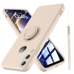 カバー カバー 白 用 用 lite lite P20 P20 ファーウェイ 指紋防止 サラサラ スタンド機能 耐久性 スマホケース シンプル MD-ZHS-007-04 液体シリコン ストラップホール TPU 耐衝撃 ソフト スリム 可愛い リング付き 薄型