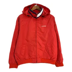 TOMMY HILFIGER トミーヒルフィガー ナイロンジャケット レッド (メンズ M) 中古 古着 T1437
