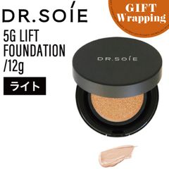 【GIFT】ドクターソワ 5G リフトファンデーション ナチュラル 12g 【ラッピング込み】◆◆(Dr.Soie ハリ ツヤ リフト クッションファンデーション SPF40/PA+++ 糸リフト メイク崩れ防止 ツヤ肌 カバー力 ライト)