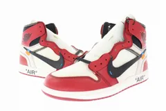 ナイキ NIKE ×OFF WHITE オフホワイト THE TEN VIRGIL ABLOH AIR JORDAN 1 RETRO HIGH CHICAGO ザ テン ヴァージル アブロー エア ジョーダン レトロ ハイ シカゴ AA3834-101 28