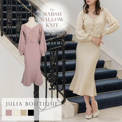JULIA BOUTIQUE（ジュリアブティック）ハートネックマーメイドニットワンピース