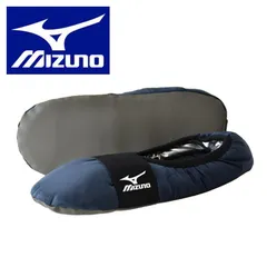 MIZUNO ≪男性：25-27cm底ボア中わた紺≫ MIZUNO ルームシューズ   中わた ボア 軽量 暖か スリッパ テントシューズ キャンプ 洗濯できる【G3P】【ゆうパケット】 ファッション メンズ アウトドア キッチン 日用品