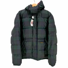ポロバイラルフローレン Polo by RALPH LAUREN フーディー ブラックウォッチ ダウン ジャケット メンズ JPN：XL 