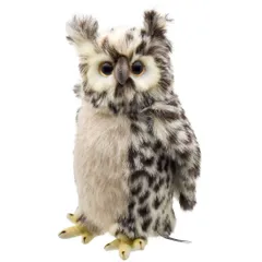 HANSA フクロウ25 H25(cm) 4136 ぬいぐるみ ハンサ クリスマス 誕生日 プレゼント 動物 犬 猫 鳥 うさぎ ペンギン アニマル 置物 人形 フィギュア KOESEN ケーセン 大きい マスコット 実物大 大型のサムネイル