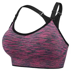 スポーツブラ 揺れない スポブラ ヨガ フィットネス ジム用 ストレッチ ランニング ウォーキング　筋トレ トレーニング 黒 黄 青 ha-004