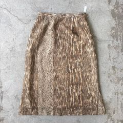 skirt / 豹柄スカート M #a827