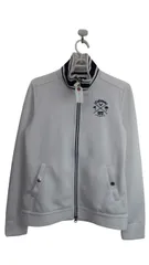 【美品】Callaway(キャロウェイ) ブルゾン 白ネイビー レディース L 241-158845 ゴルフウェア 2509-0487 中古