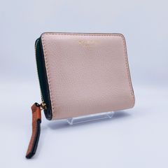✨️極美品✨️ トリーバーチ 折り財布 コンパクトウォレットペリー カラーブロック ２つ折財布 ピンク 紺 緑 グレー