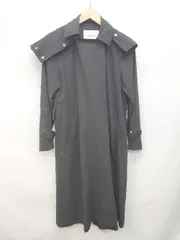 ◇ ◎ Andemiu アンデミュウ ロング フーディ 長袖 コート サイズS ブラック レディース P  【1404040006562】のサムネイル