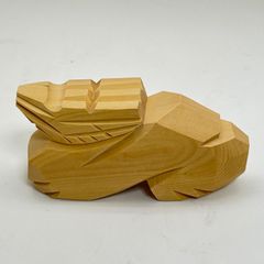 【商品番号MS-KBORI-ETO５】木彫りの干支シリーズ　辰　龍　 高さ　約４ｃｍ