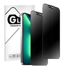 【2枚セット】【360°覗き見防止&アンチグレア】iPhone14/13/13Pro用ガラスフィルム覗き見防止さらさらiPhone13Proアンチグレアガラスフィルム360°覗き見防止上下左右プライバシー保護旭硝子製