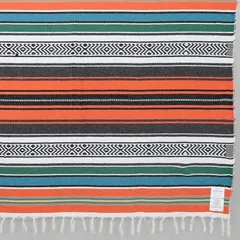 Color:オレンジ ダルトン(Dulton) メキシカン スロー オレンジ 多目的に使えるメキシカンパターンのブランケット マルチクロス アウトドア 1750×1250mm G21-0318OR