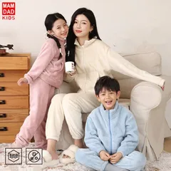 パジャマ キッズ 子ども ルームウェア セットアップ長袖 部屋着 寝巻き 子供 上下セット厚手 防寒 ナイトウェア もこもこ セットアップ あったか 男の子 女の子  肌着 あったか 秋冬 子供用  かわいいkeaiduo07