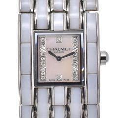 値下 ショーメ Chaumet W19635-35A ケイシス ダイヤモンド クォーツ レディース 美品 D#139155