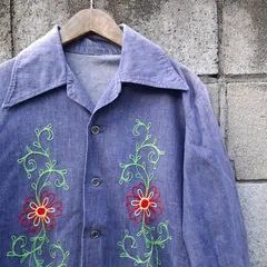刺繍デニムジャケット