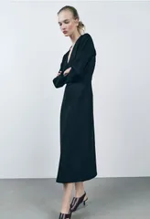 新品未使用ZARA(ザラ)ブラックロングワンピースドレス