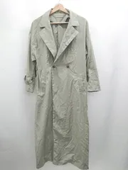 ◇ ◎ Θ mysty woman 無地 長袖 ロングジャケット サイズF グリーン系 レディース E  【1506300019869】