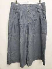 ◇ Unaca アナカ ボタンフライ デニム ガウチョ パンツ サイズ40