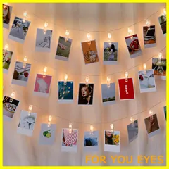 【数量限定】写真飾りライト フォトアレンジメントライト LEDストリングライト 3M20個LED バースデーフォトクリップ DIYウォールアレンジメントライト フォトフレームジュエリー ライトラインライト/新年/結婚式/誕生日休日/パーティー/クリスマス飾り