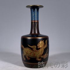 中国 古七宝琺瑯彩 龍文瓶 U R9895 - メルカリ