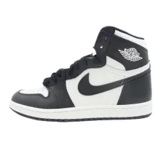 NIKE ナイキ BQ4422-001 Air Jordan 1 High '85 Black White エアジョーダン1 ハイ '85 ブラック ホワイト ハイカット スニーカー 27cm【極上美品】【中古】