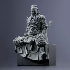 【中古】フィギュア 特別展 三国志 関羽像(青銅色) ポリストーン製塗装済み完成品 特別展 三国志＆朝日新聞SHOP限定