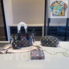 [本日WTO] 全新シリーズセット X668 - LV ショッピングバッグBB + LV シェルバッグ + LV 財布 本日限定特別割引！ [本日WTO|新品未使用品]-WT0輸入-MRG02
