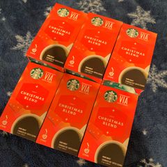 スターバックス スタバ VIA ヴィア クリスマスブレンド 6個セット
