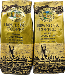 hts　正規品　ROYAL KONA coffee ロイヤル コナコーヒー　100% 　挽きタイプ 　198g 　2set　送料無料