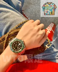 【今日特価】ROLEX 黑?水鬼腕時計-WTO輸入1
