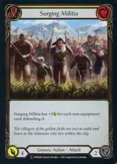【中古】Flesh and Blood MON288[C]：(Rainbow Foil)Surging Militia (2)