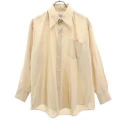 BRIGADE 70s 韓国製 ヴィンテージ 長袖 シャツ 161/2 ベージュ BRIGADE メンズ