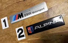 BMW アルピナカーボンステップシール4枚セット BMW アルピナカーボンステップシール4枚セット