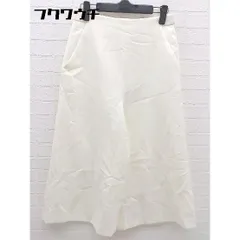 ◇ STRAWBERRY-FIELDS ストロベリーフィールズ ワイド ガウチョパンツ ホワイト レディース 【中古】 【1002801532116】