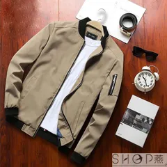 スタジャン メンズ ジャケット ブルゾン ジップジャケット フライトジャケット アウター ミリタリージャケット メンズ MA1 ブルゾン 羽織 春 春服 春物 秋 秋服 スタジアムジャンパー ジャンパー 薄手  tsuba64 