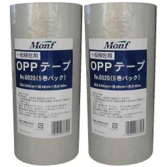 HB018 古藤工業 Monf No.6020 OPP粘着テープ クリア 幅48mm×長さ100m 5