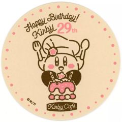 [중고] 코스터 커비(29th) 스페셜 코스터 [별의 커비 커비 카페 커비의 생일 축하 페어] 생일 기념 아트 컬렉션 오레 주문 특전