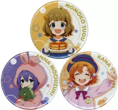 【中古】バッジ・ピンズ 周防桃子＆望月杏奈＆矢吹可奈 描き起こし缶バッジ3種セット 「コトブキヤくじ アイドルマスター ミリオンライブ! Stage01」 10連キャンペーン!!