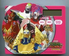 [중고]가전 서플라이 집합(5명) 오리지널 키친 타이머 [극장판 TIGER & BUNNY -The Rising-] 도미노 피자 스페셜 세트