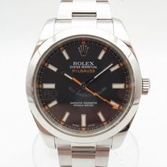 ロレックス ミルガウス 116400 ランダム番 SS 自動巻き メンズ 時計 ROLEX