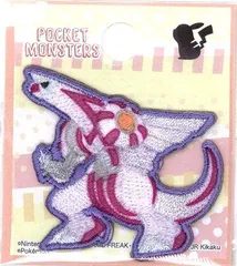 ING-POS-031 シール ワッペン ポケットモンスター （パルキア)   （ ポケモン ) （ キャラクターワッペン アップリケ アイロン 刺繍 かわいい おしゃれ マーク キッズ 子供 こども 男の子 女の子 入園 入学 )