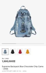 美品 Supreme シュプリーム リュック ブルー バッグパック Supreme 'Backpack'バックパック リュック 16SS ロイヤル ブルー
