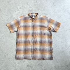 2011年製 patagonia A/C Yarn Dye Shirt 【 brown shadow 】 パタゴニア A/C ヤーン ダイシャツ 半袖 ACシャツ【 ブラウン シャドーチェック 】オンブレ