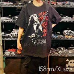 【土日も発送】AC/DC アンガス・ヤング ギター メンズ レディース ロックＴシャツ バンドＴシャツ ブラック 半袖 RockYeah
