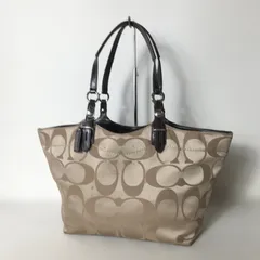 2509-297｜コーチ シグネチャー ハンドバッグ ダークブラウン