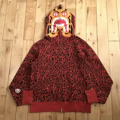 レオパード タイガー パーカー Mサイズ a bathing ape BAPE leopard camo Tiger full zip hoodie エイプ ベイプ アベイシングエイプ