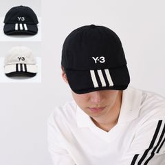 Y-3新品紙タグ付き⭐️3S CAPストライプキャップ帽子ハットアディダス 